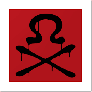 Mutant Symbol {black} Posters and Art